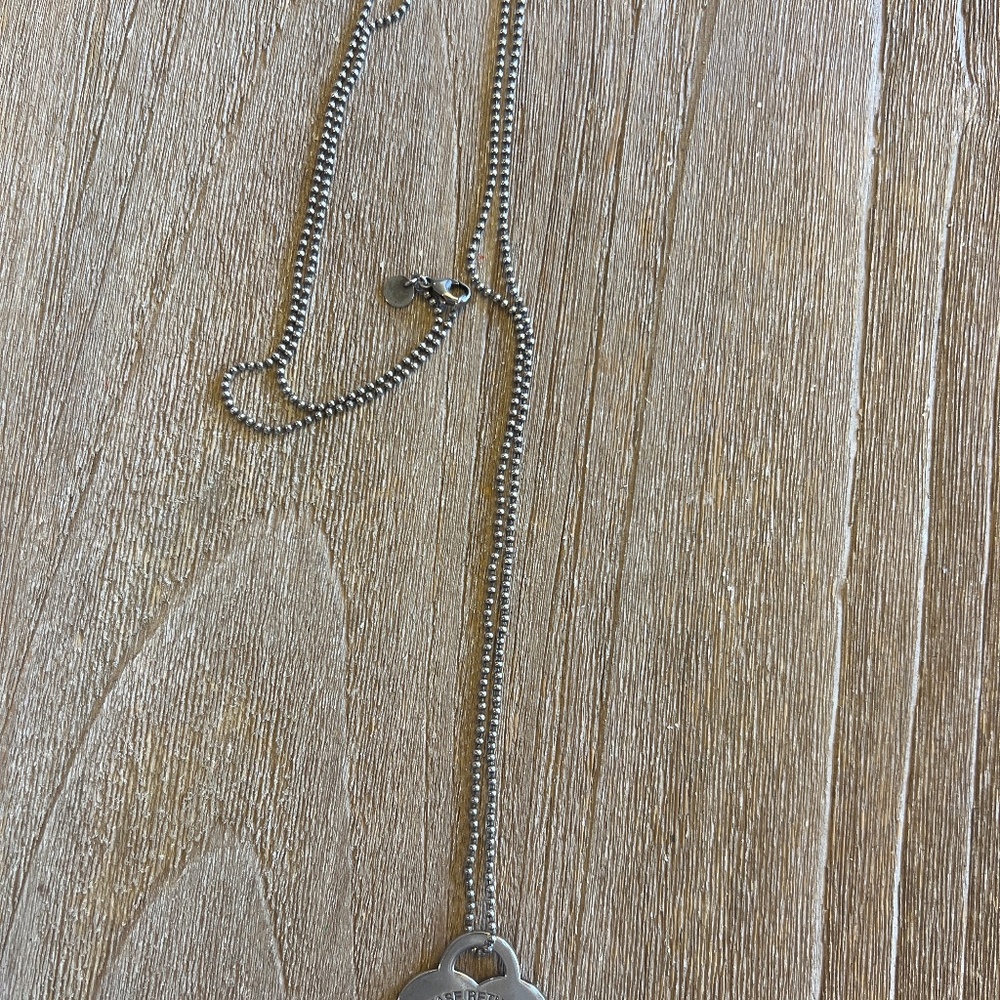 Tiffany and Co long Return to Tiffany Necklace